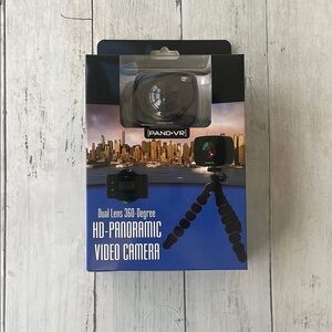 Pano vr dual lence 360 degree Black HD-Panoramic Video Camera